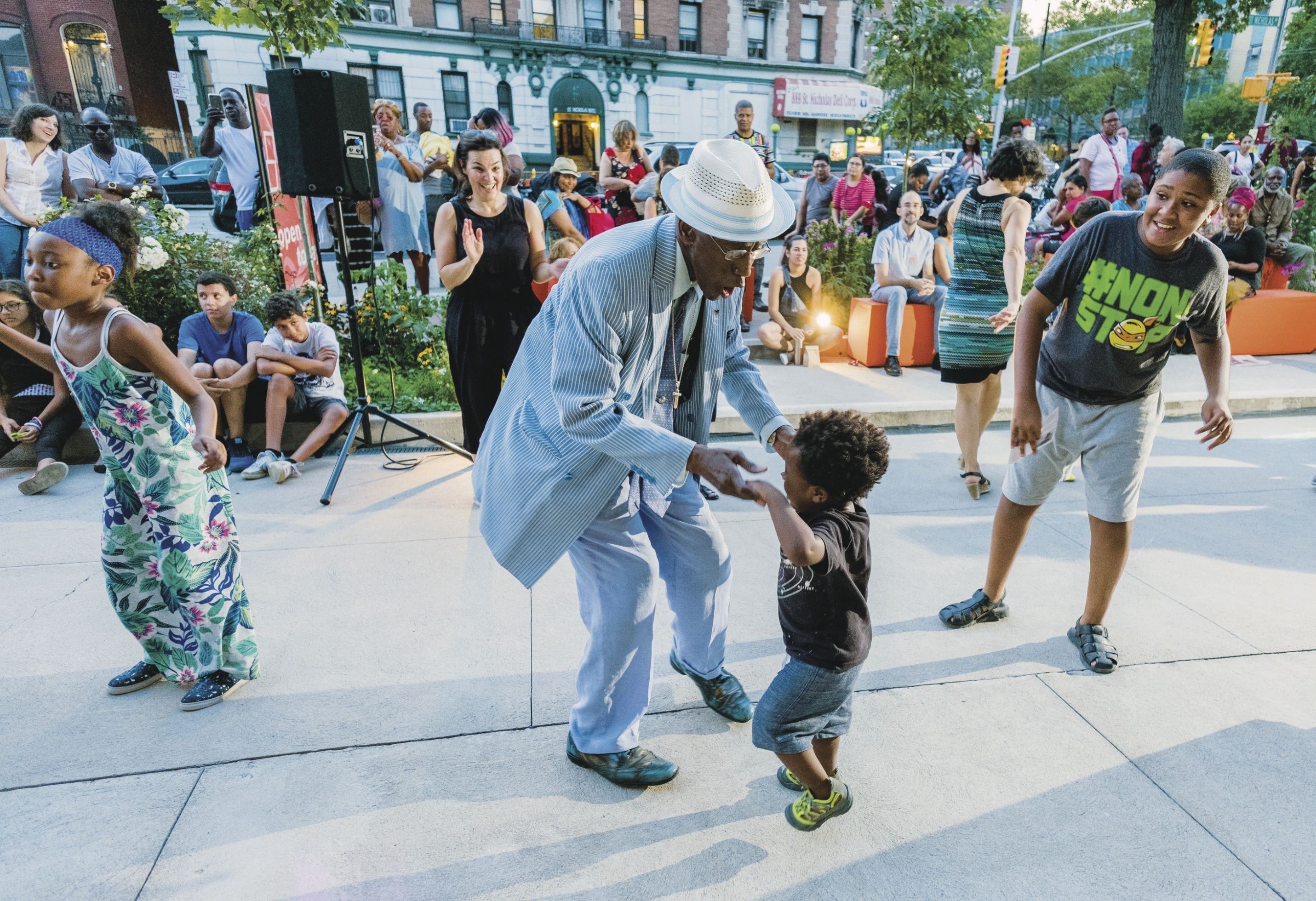 The Sugar Hill Children’s Museum of Art & Storytelling holds events that draw people of all ages.