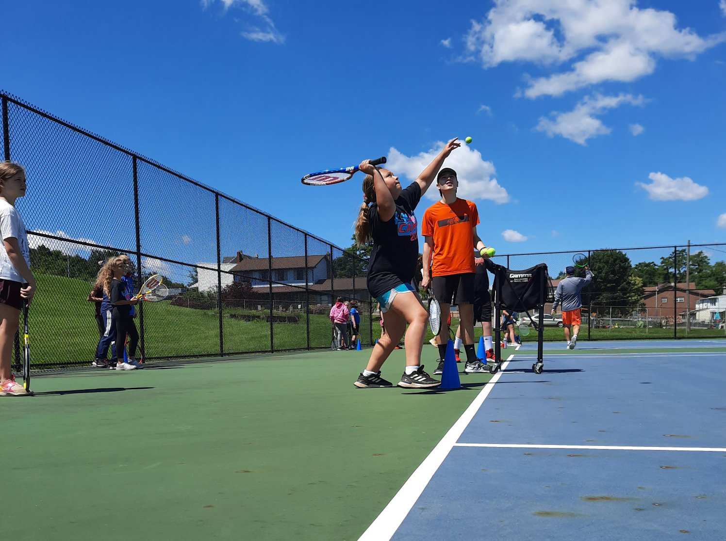 Students attend the 2021 Kaupus Camp. 