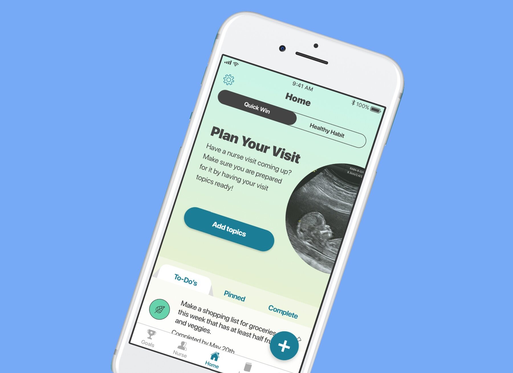Nurse Family Partnership’s Goal Mama app.