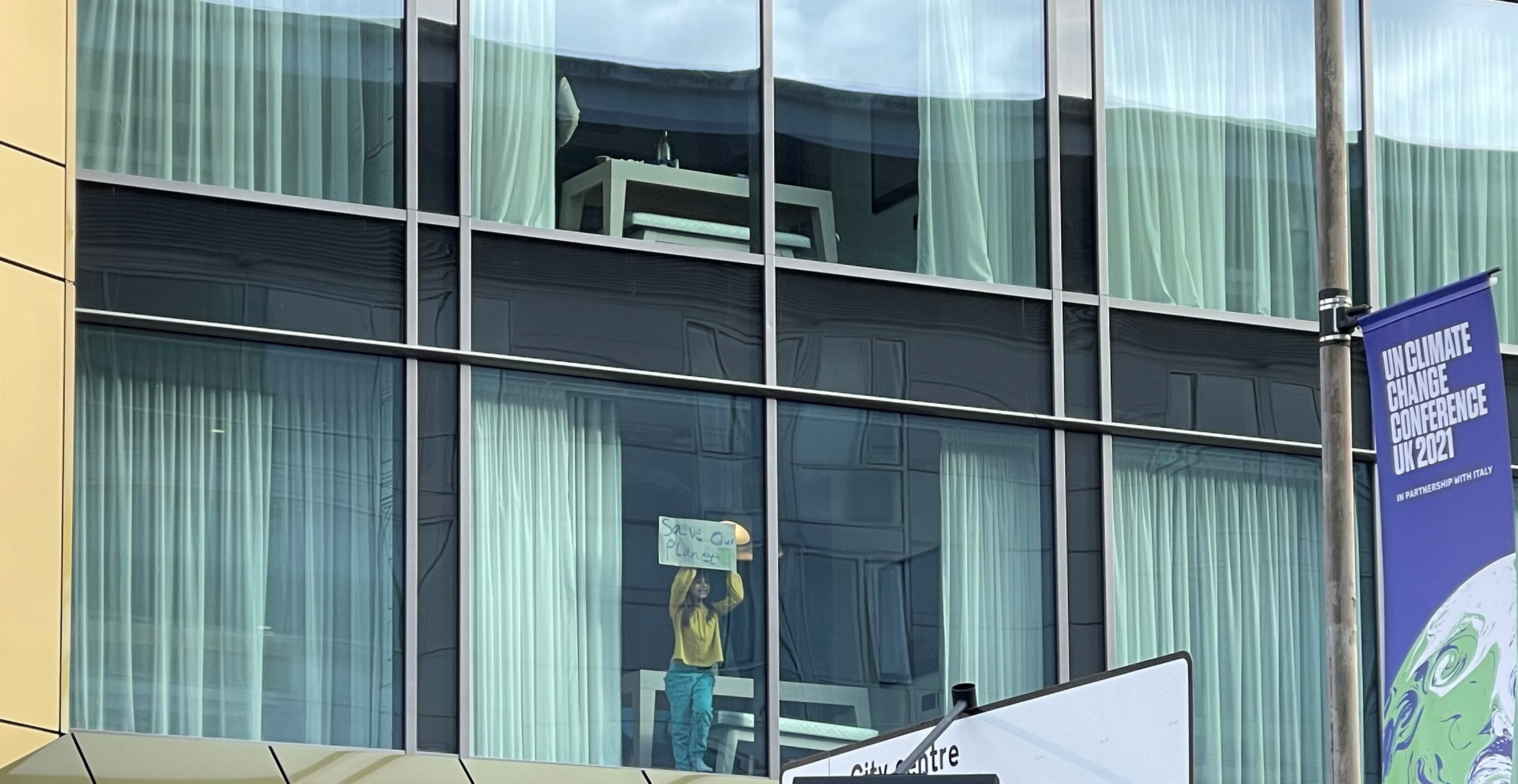 An estimated 100,000 marchers turned out for the Global Day of Action for Climate Justice march at COP26 in Glasgow.