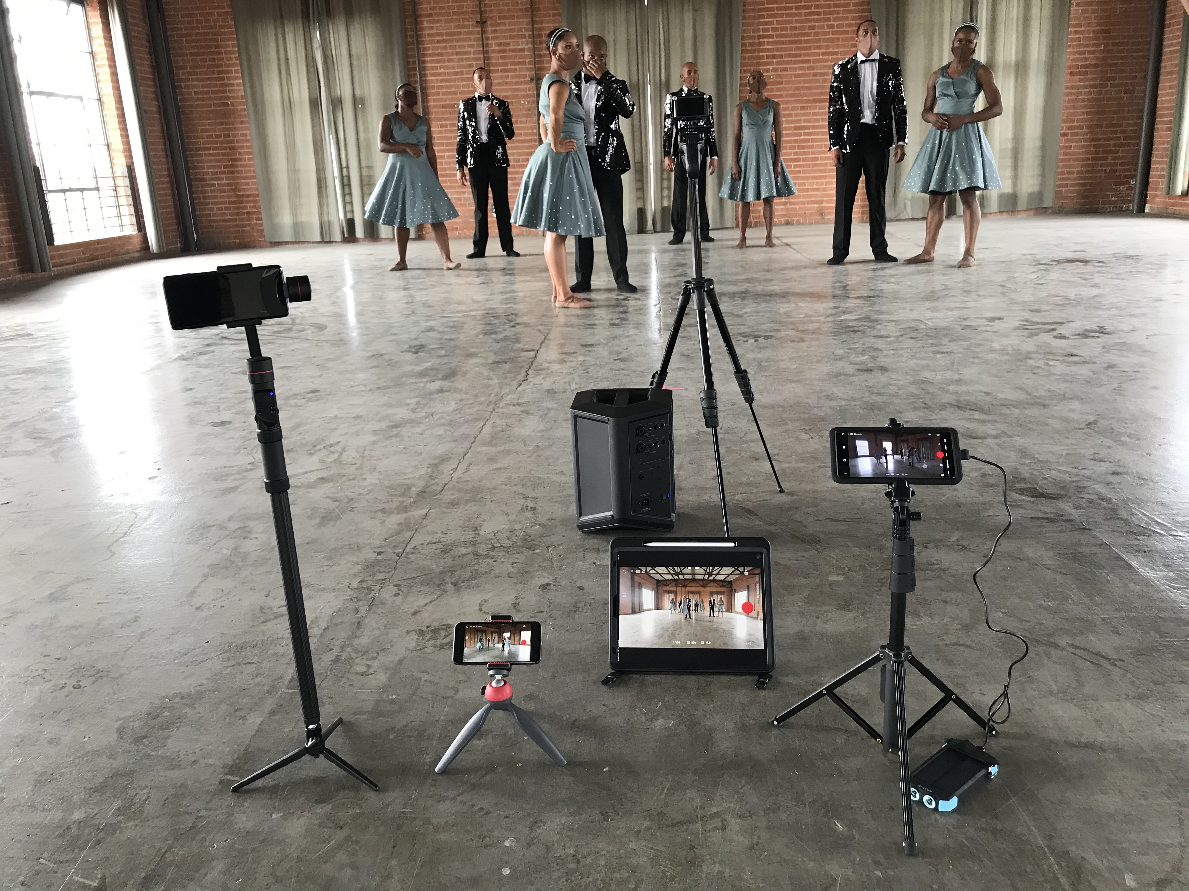 Dallas Black Dance Theatre Director’s Choice 2020 “I Am Large” virtual set-up.