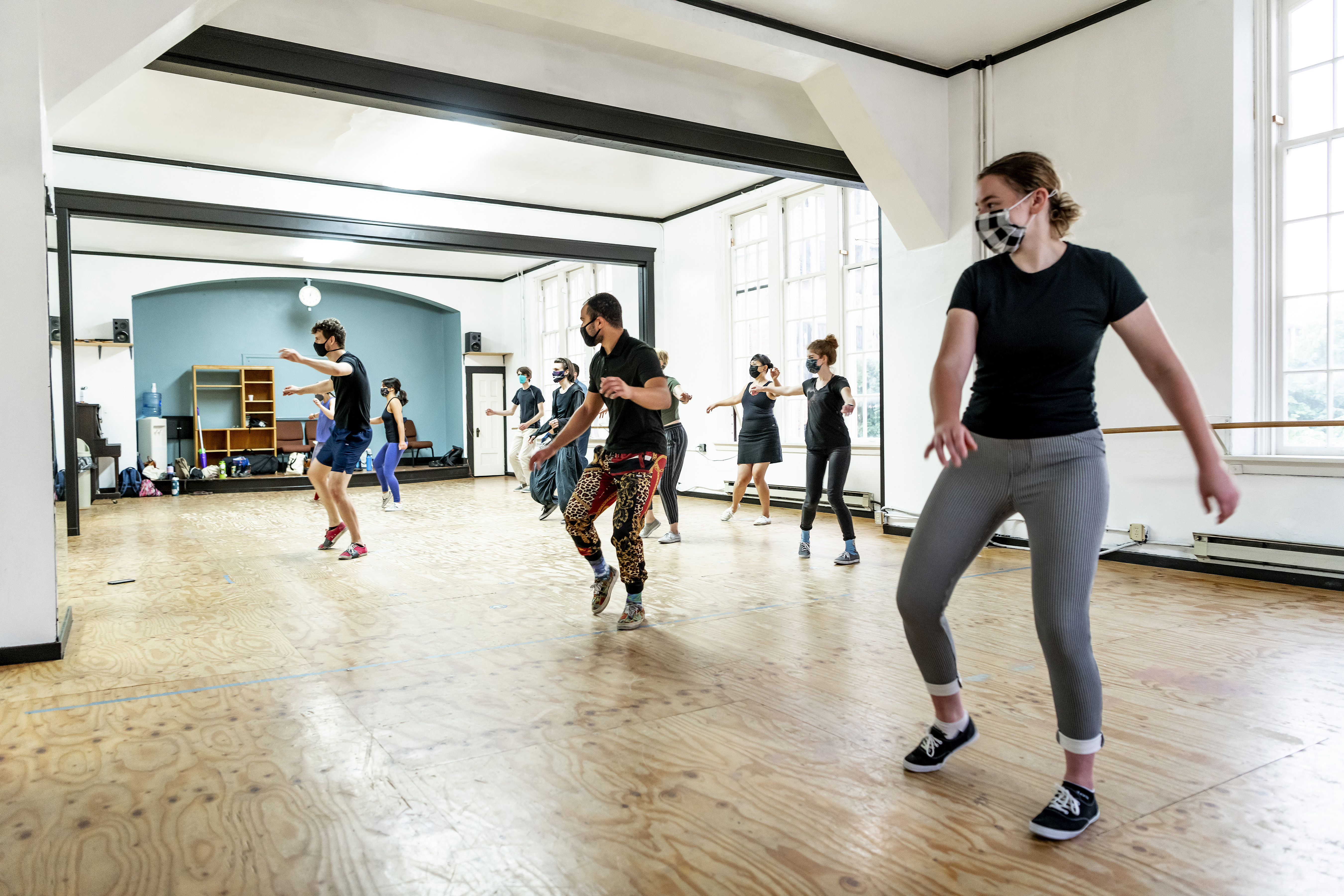 August 17th, 2021 — T-Town Swing classes at the Urban Grace Church’s dance studio on the upper floors in downtown Tacoma, Washington.