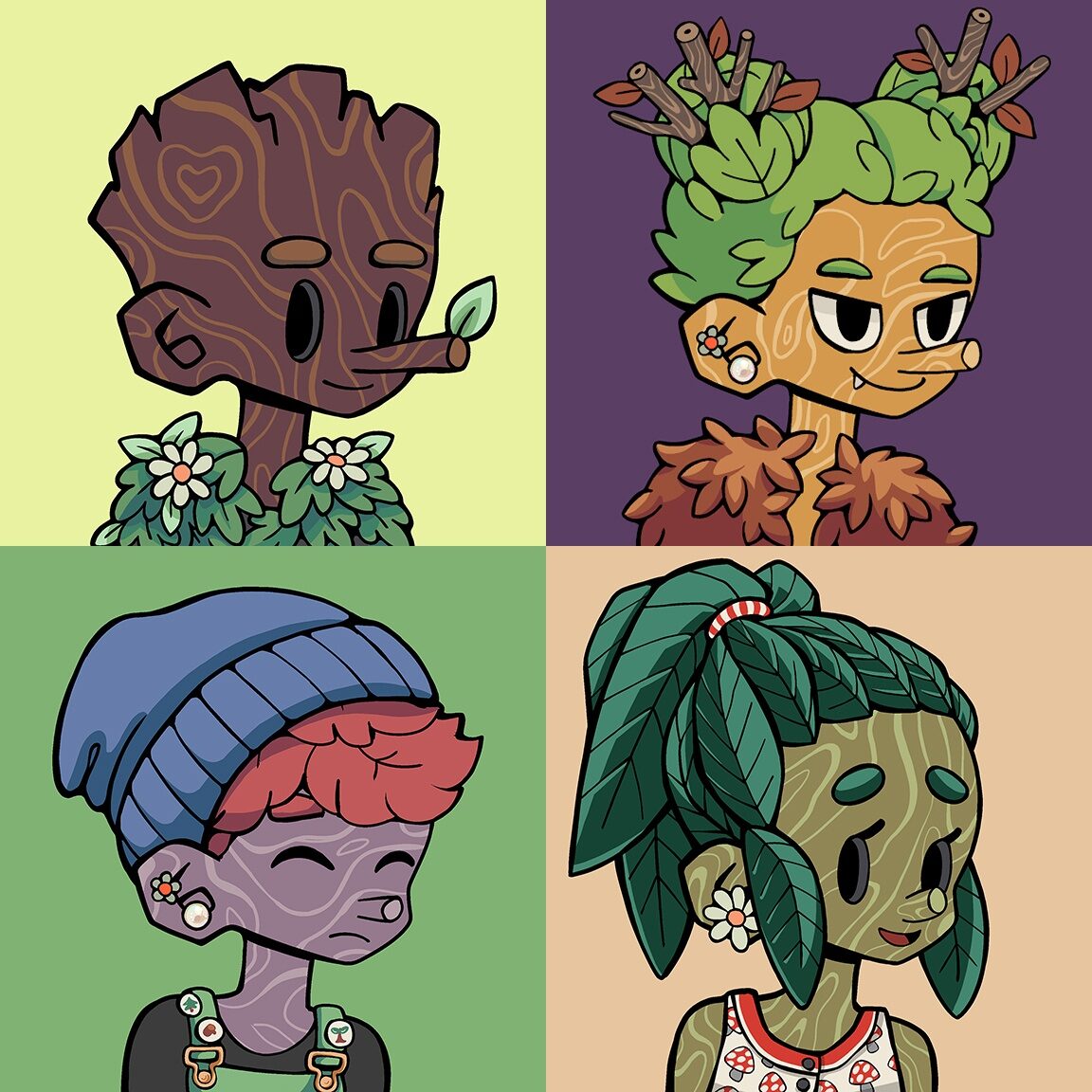 “Woodies”, NFTs created by UltraDAO.