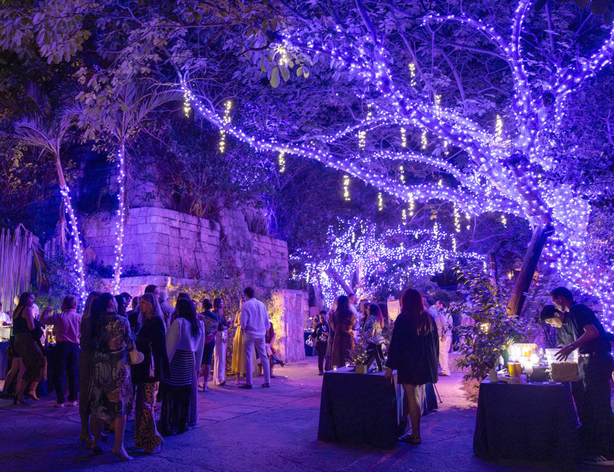 The Palm Beach Zoo & Conservation Society hosts “DO at the Zoo!”, with tables serving local cuisine and an exclusive preview of the holiday Zoo Lights, on Nov. 14, 2024.