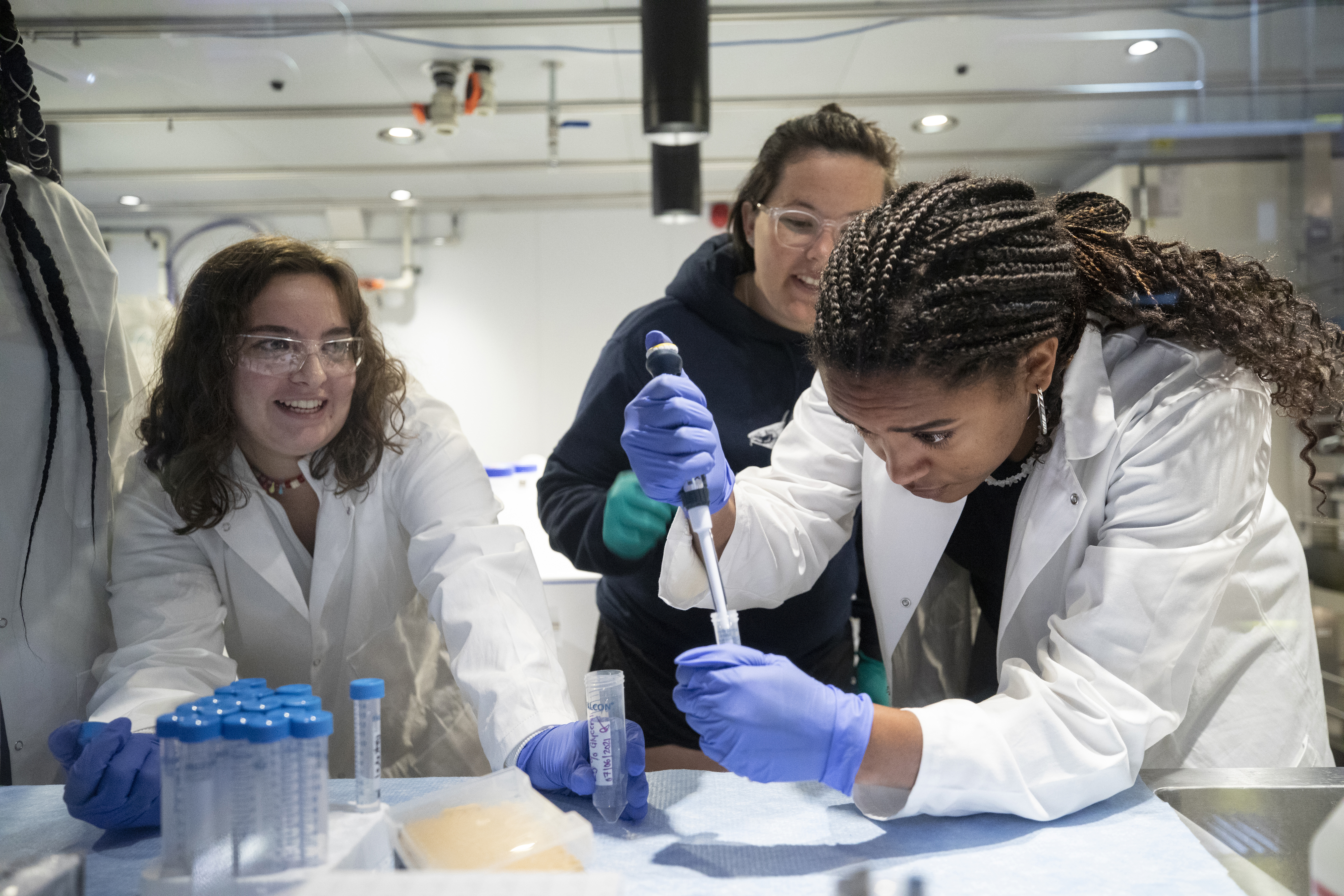 University of California Santa Cruz student Madison Stewart participating in OceanX's flagship Young Explorers program (Azores, 2021).