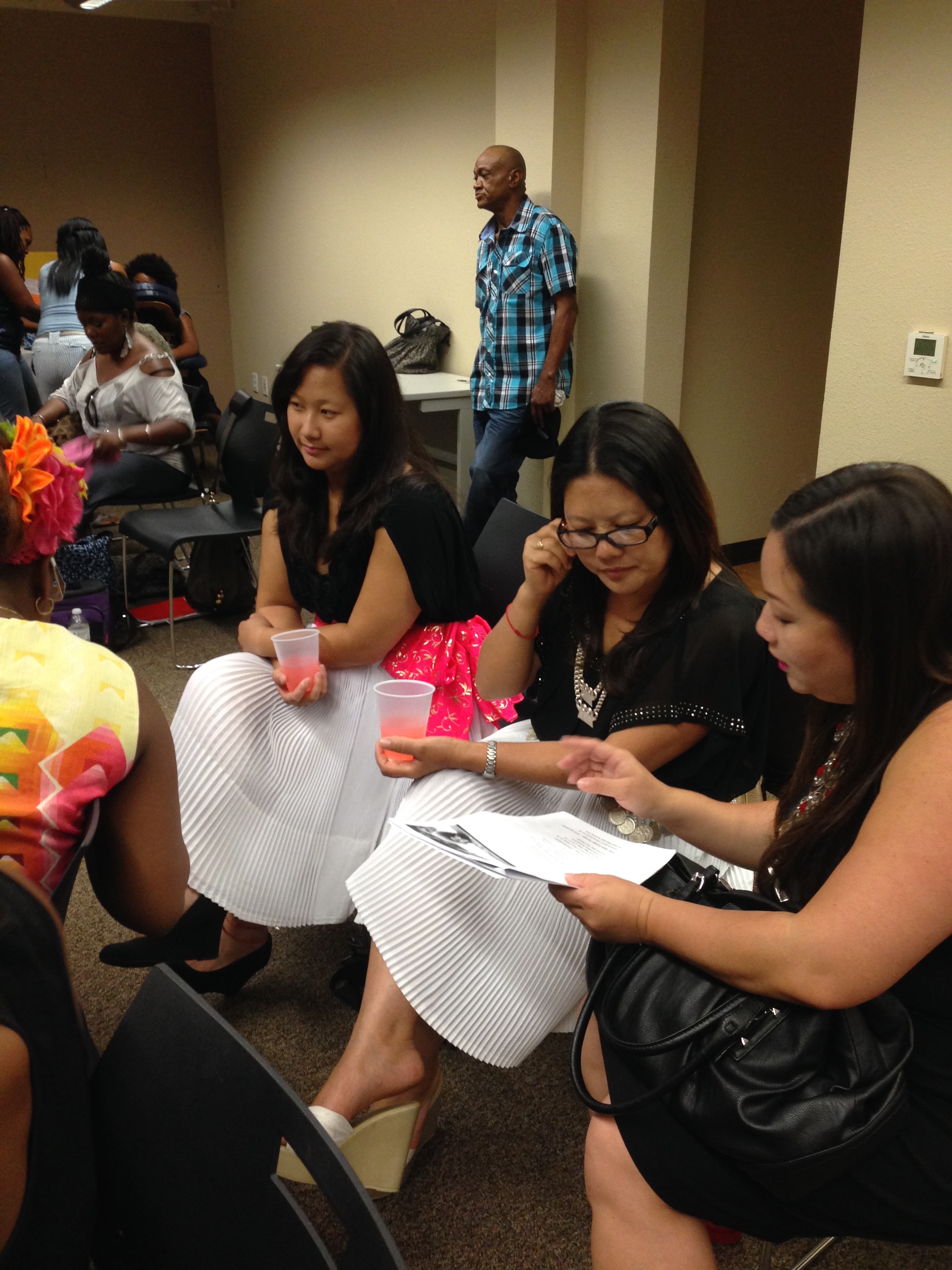 Groups of families working with the Family Independence Initiative meet regularly to share information and support one another on the path to financial well-being. The charity uses their data to pinpoint needs and help raise money for programs.