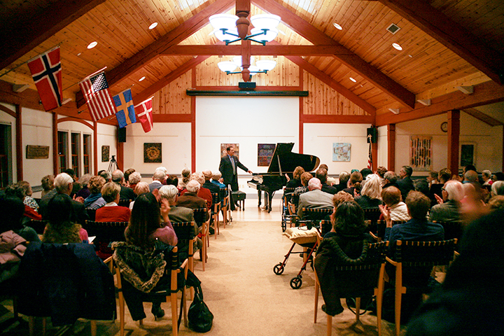 The Scandinavian Cultural Center doesn’t pay for rent or upkeep of its exhibition and performance space, Nordic Hall, thanks to an unusual partnership.