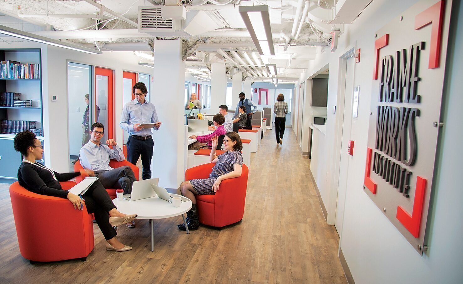 TALKING POINTS: The FrameWorks Institute — including associate Mackenzie Price and led by Andrew Volmert, Nat Kendall-Taylor, and Julie Sweetland — is small, but it’s had a big impact crafting messages that help people understand nonprofits’ work. 