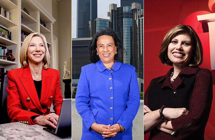 PAID IN FULL: Amy Gutmann (from left), Antonia Hernández, and Nancy Brown respectively lead the University of Pennsylvania, the California Community Foundation, and the American Heart Association.