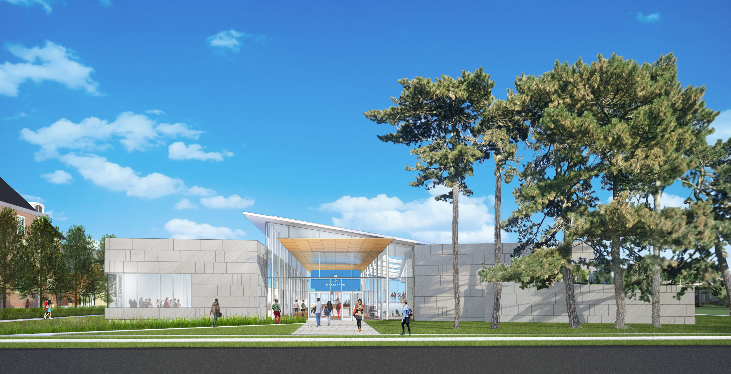 An artist’s rendering of the planned Siebel Center for Design at the University of Illinois, to be established with support from tech entrepreneur Thomas Siebel and his wife, Stacey.
