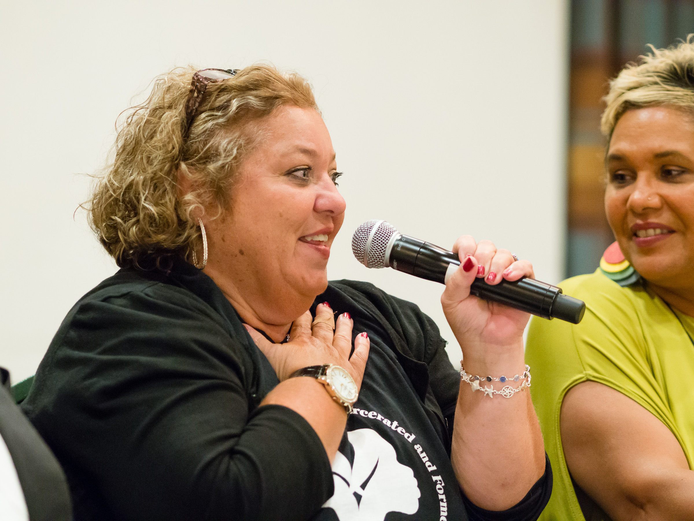 Christina Voight, program associate at the Open Society Foundations, previously served time in prison.