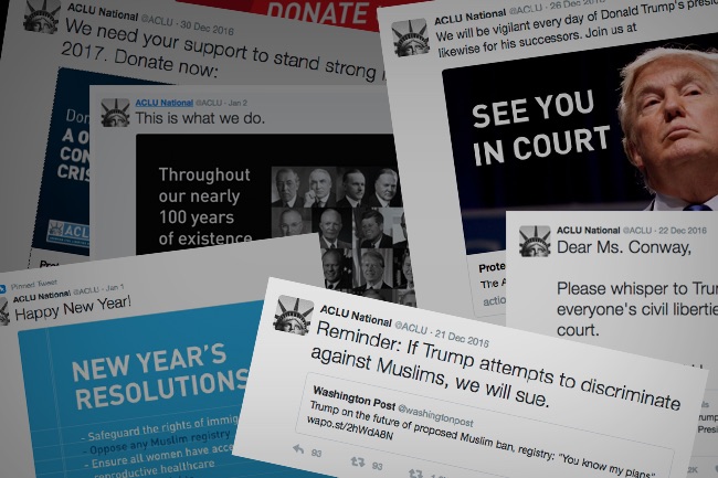 ACLU’s Tough Talk on Trump Leads to Huge Fundraising Success