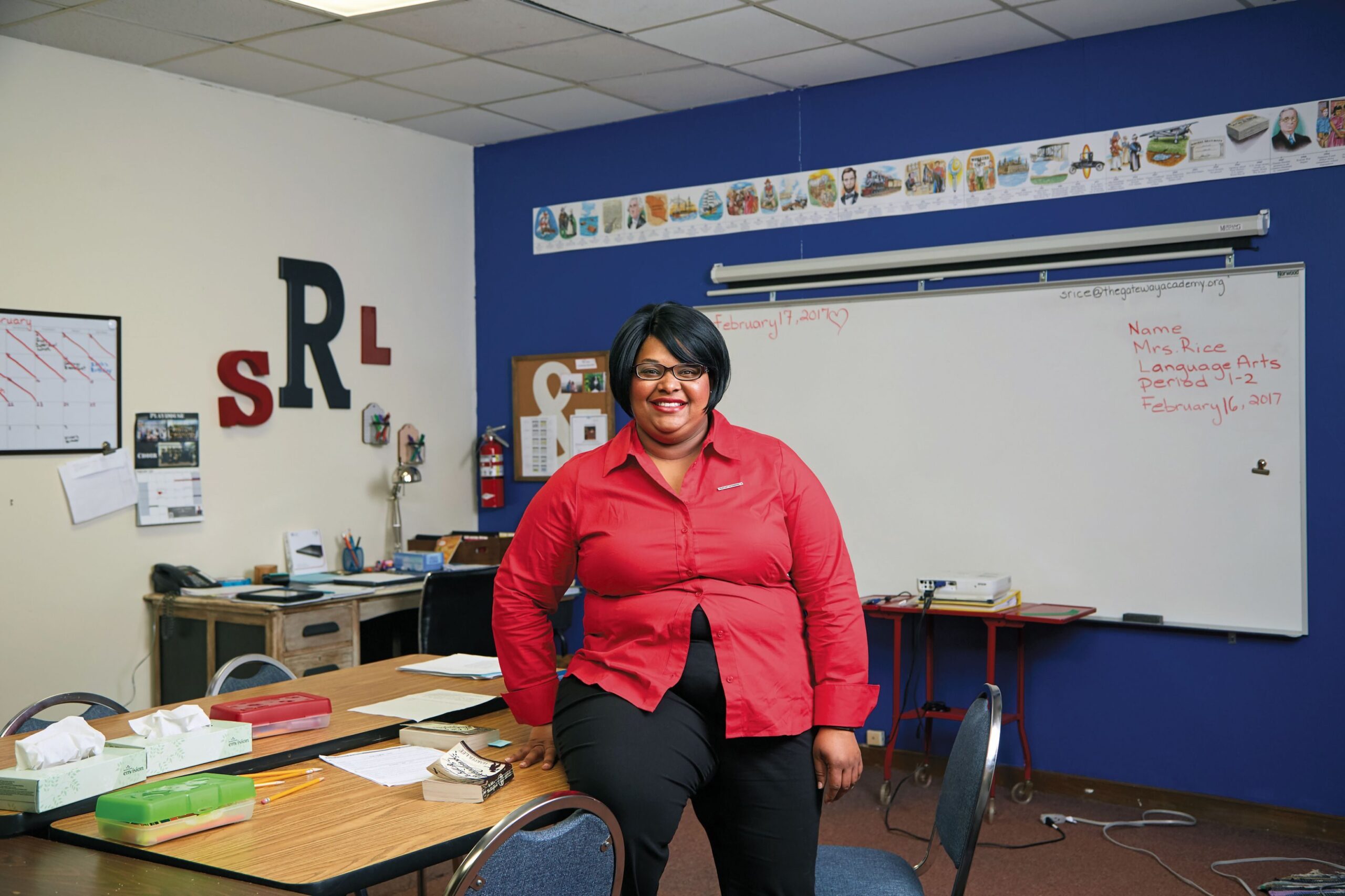 CLASS DISMISSED: Teach for America official Natalie Basham co-leads a group for employees who grew up in modest circumstances. “What it did for me is unleash some of the shame that can come if you’re not from a high-income background," she says.