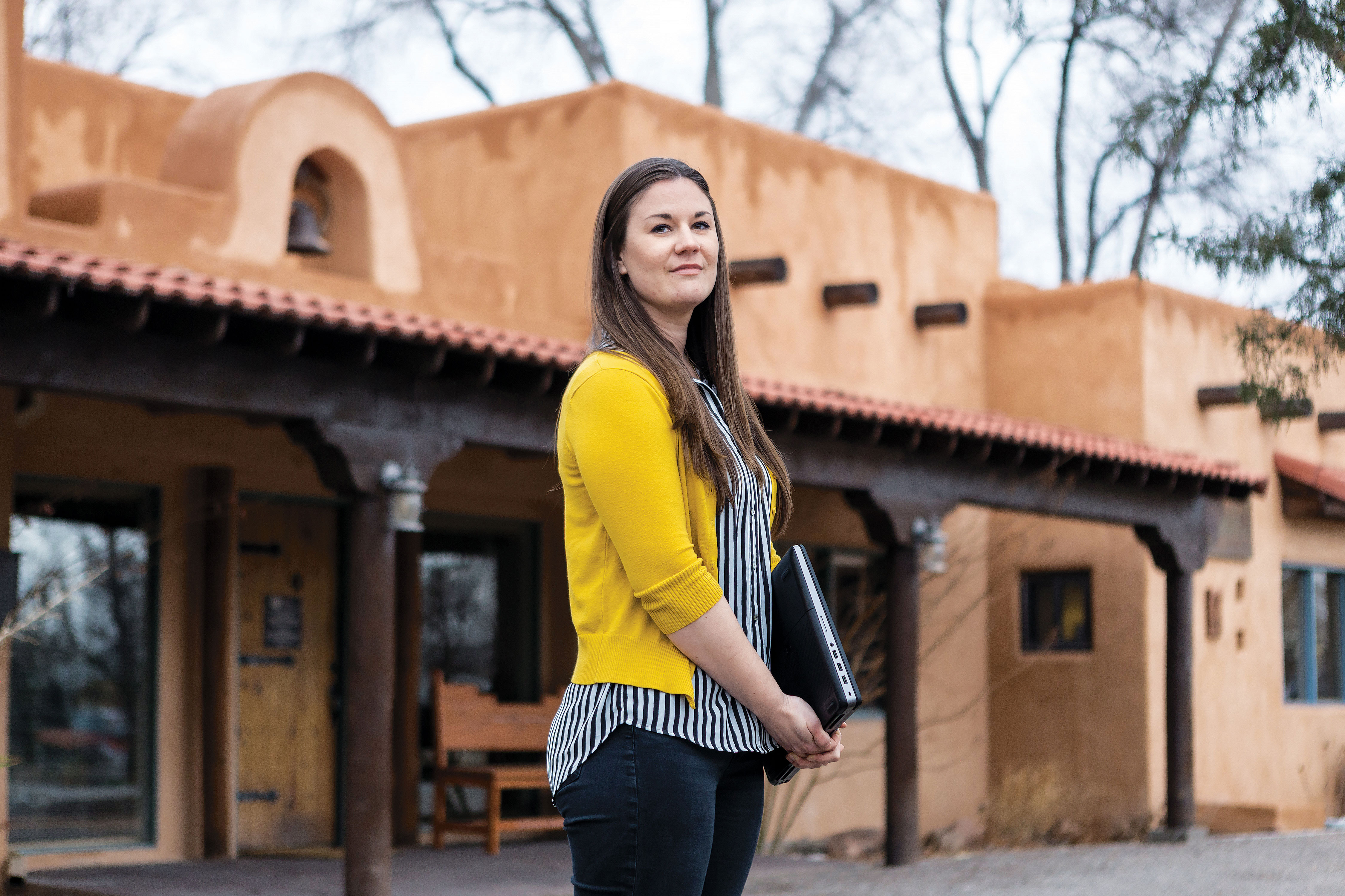 BUILDING ALLIANCES: Ananda Robie must weigh the needs of different departments as she  oversees technology  projects at the Center  for Action and Contemplation.