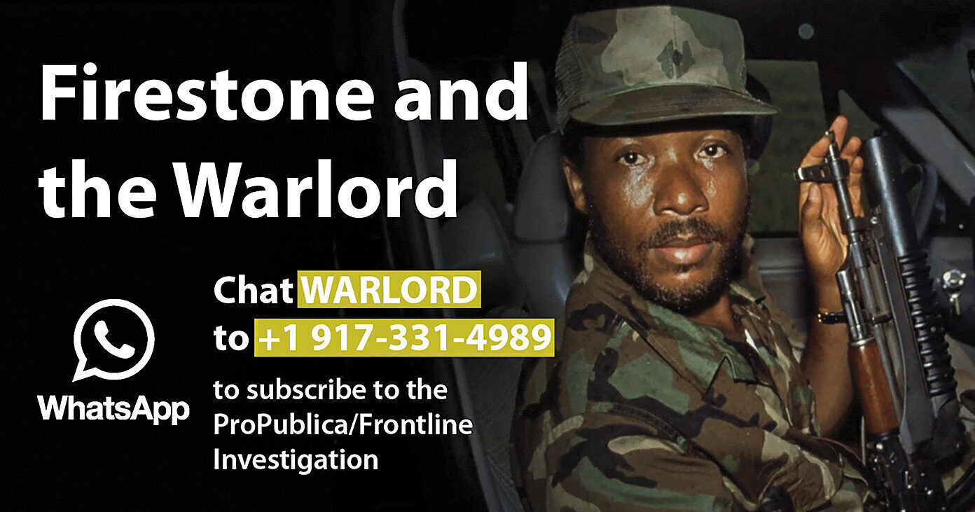 SEEKING AN AUDIENCE: ProPublica used WhatsApp, a messaging application widely used in West Africa, to reach Liberian readers with an investigative project that concerned their country. 