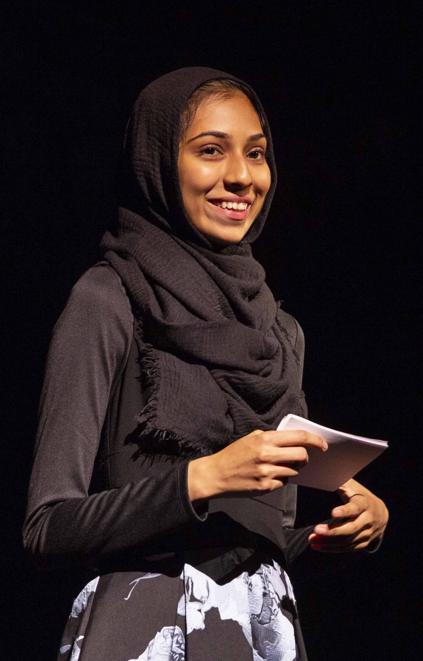 Ruba Tariq, a Generation Citizen Student Leadership Board member from New York City, speaks at the New Schools Venture Fund 2018 summit: “I am the present and future of American democracy.”