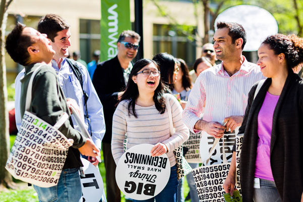 On “Pi day,” VMware brings employees and charities together and donates $31,415.92 to local nonprofits.