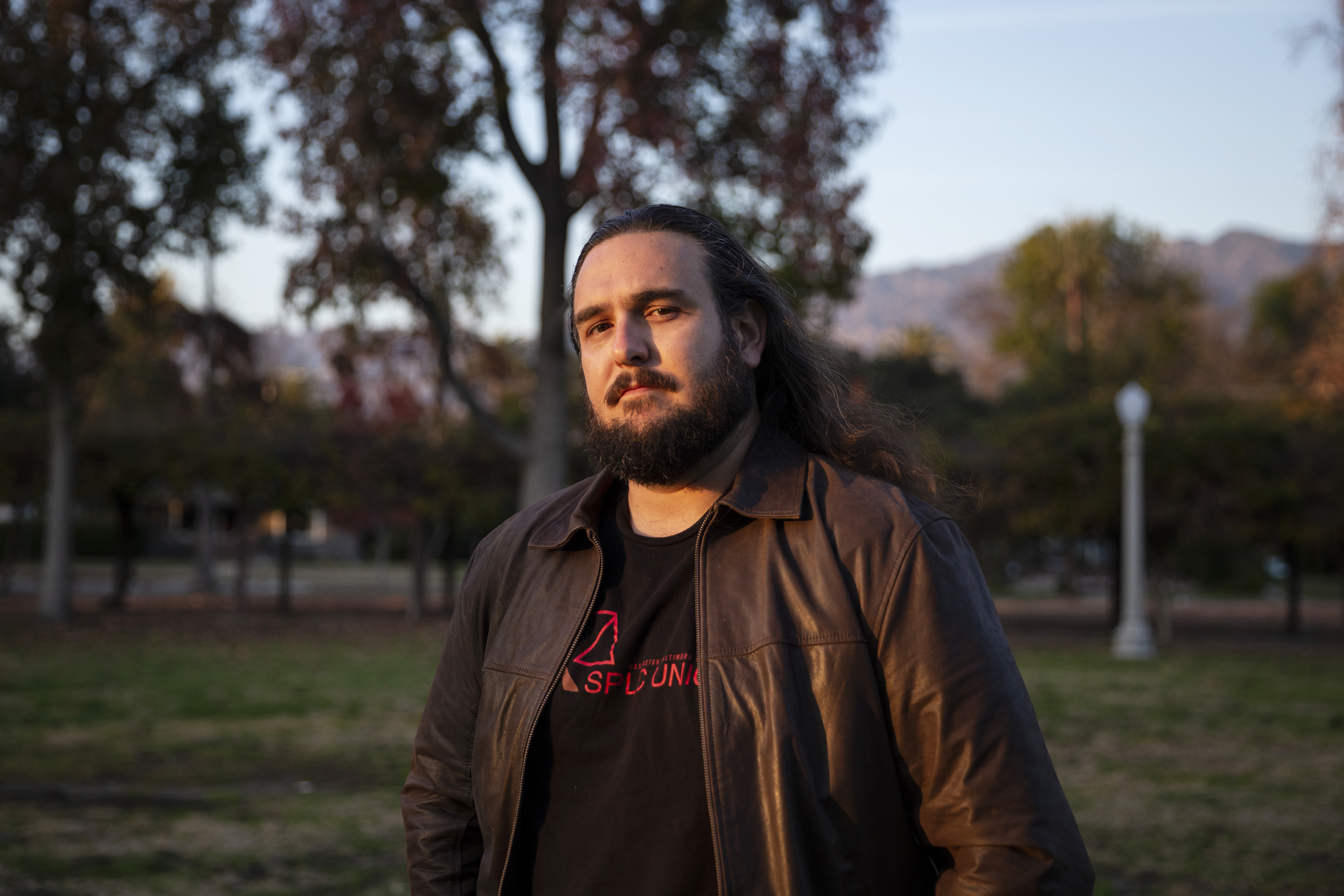 Esteban Gil poses for a portrait at Jefferson Recreation Center in Pasadena. CA., on Wednesday, December 14, 2022.