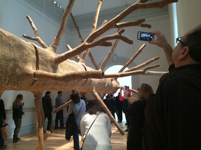Since its reopening in November, the Renwick Gallery has had lines every weekend and holiday. On Martin Luther King Jr. Day, 1,500 were lined up at the time it opened at 10 a.m.