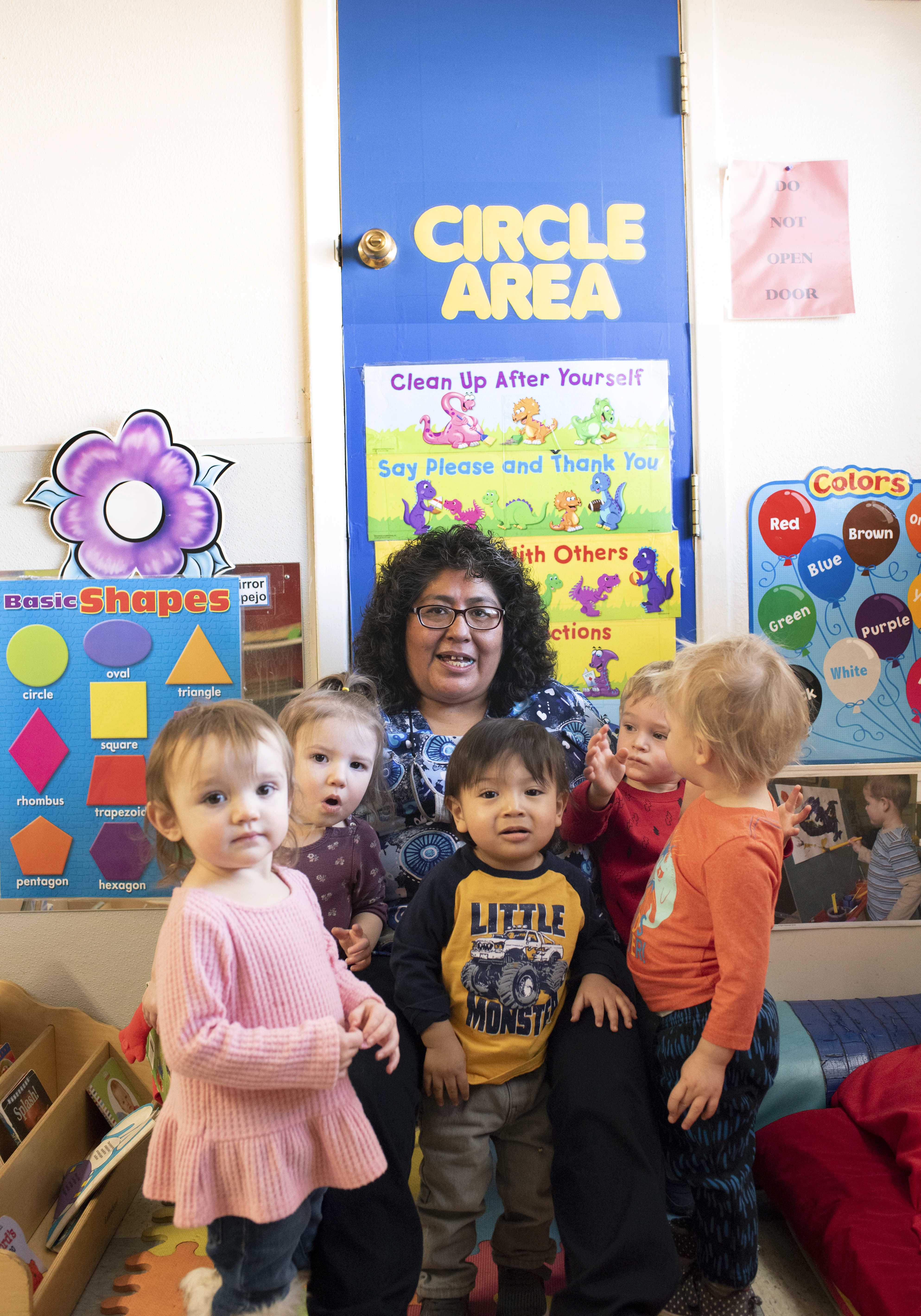 Ivydel Natachua of Zuni Pueblo has been a day care teacher for 15 years, mostly working with infants and toddlers.