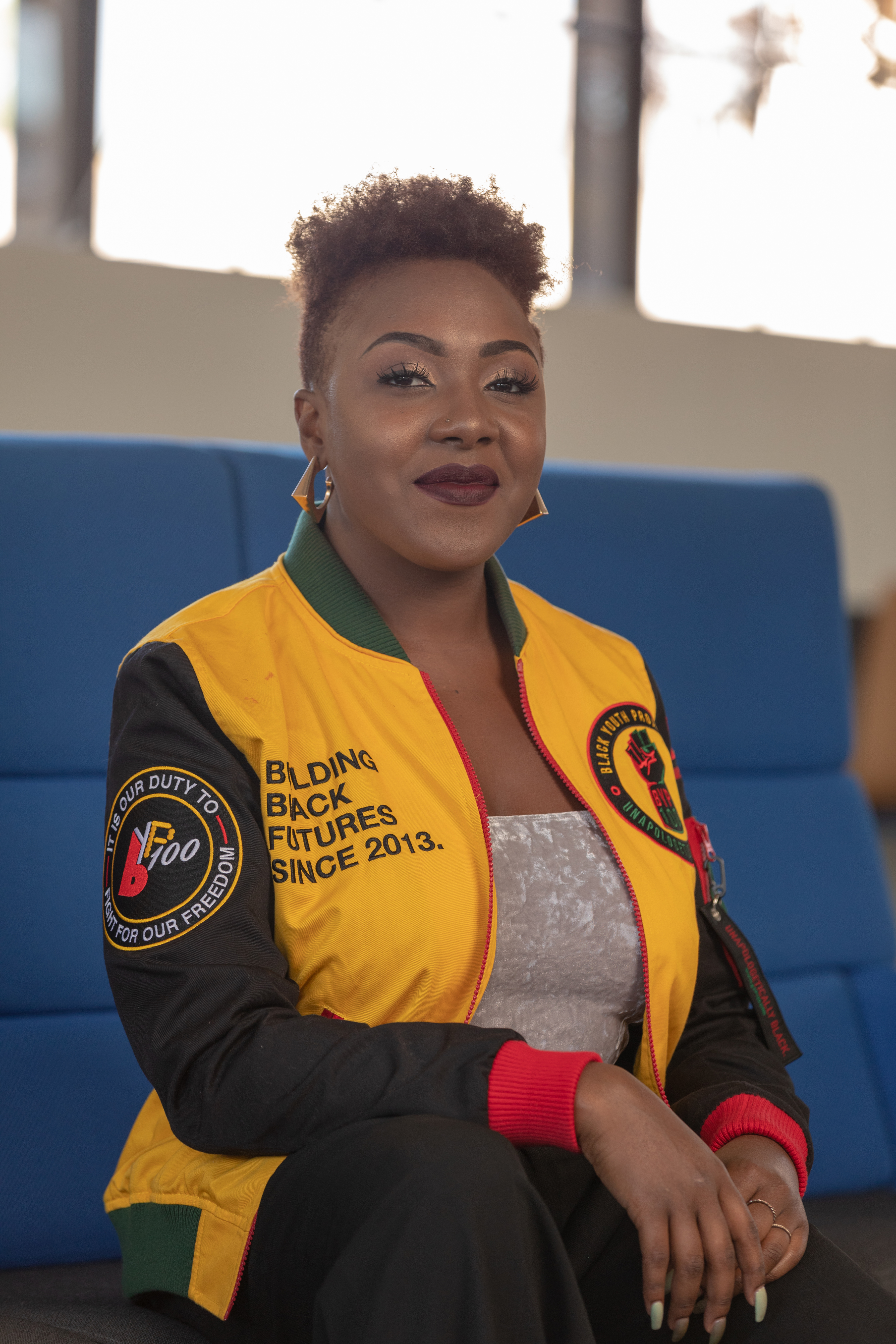 Photogrph of D’atra Jackson, of the Black Youth Project 100