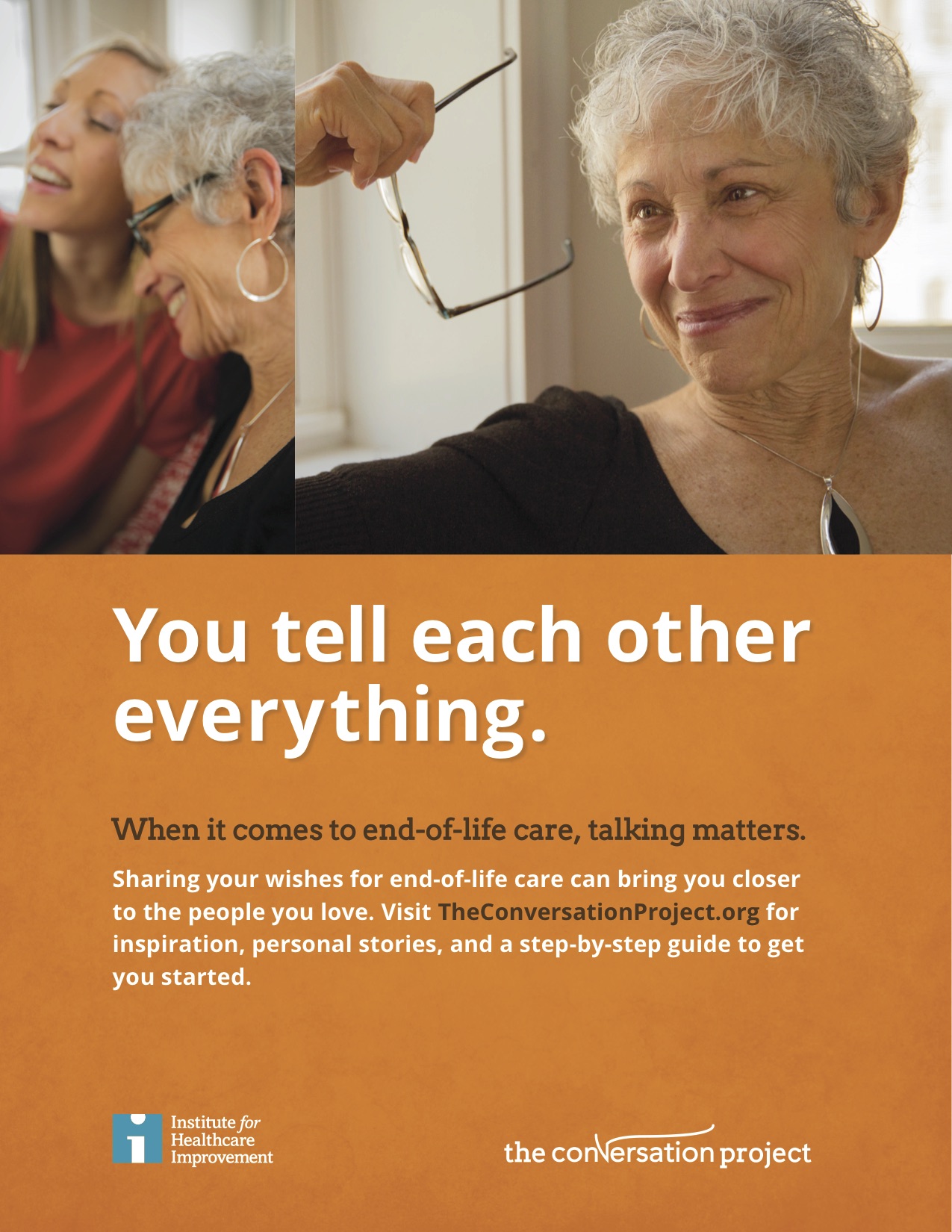 Marla Sax, 65, and her daughter, Jennifer Sax, 35, star in an advocacy campaign The Conversation Project is piloting in the Boston area to get people to discuss their end-of-life wishes.