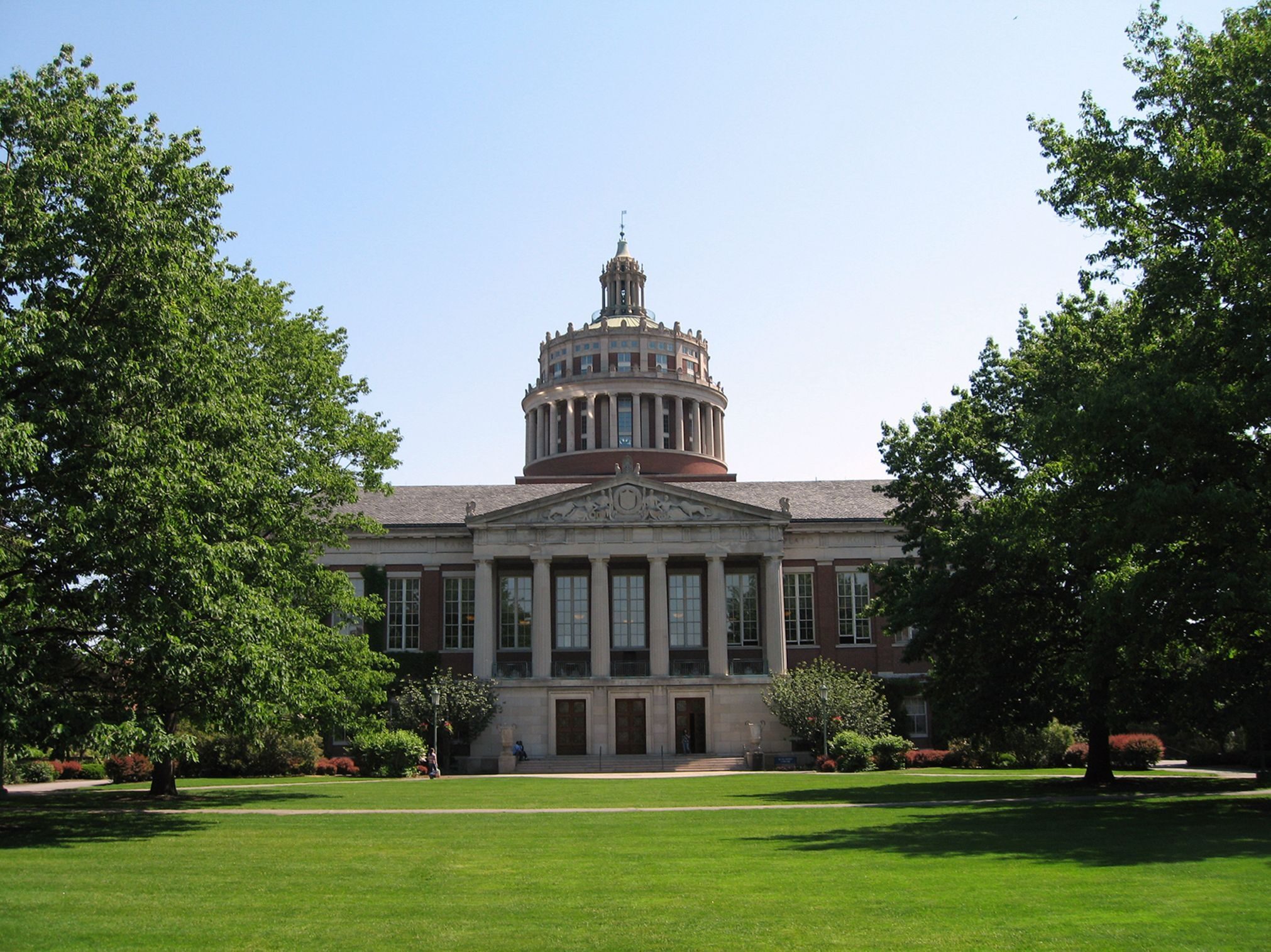 The Rush Rhees Library at the University of Rochester.