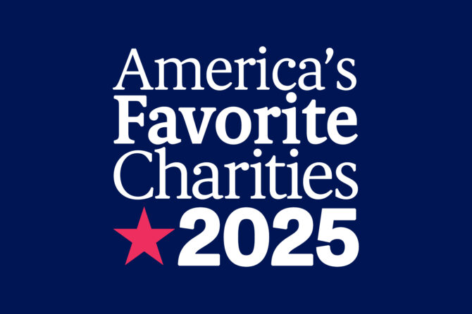America's Favorite Charities 2025 Logo - Promo image