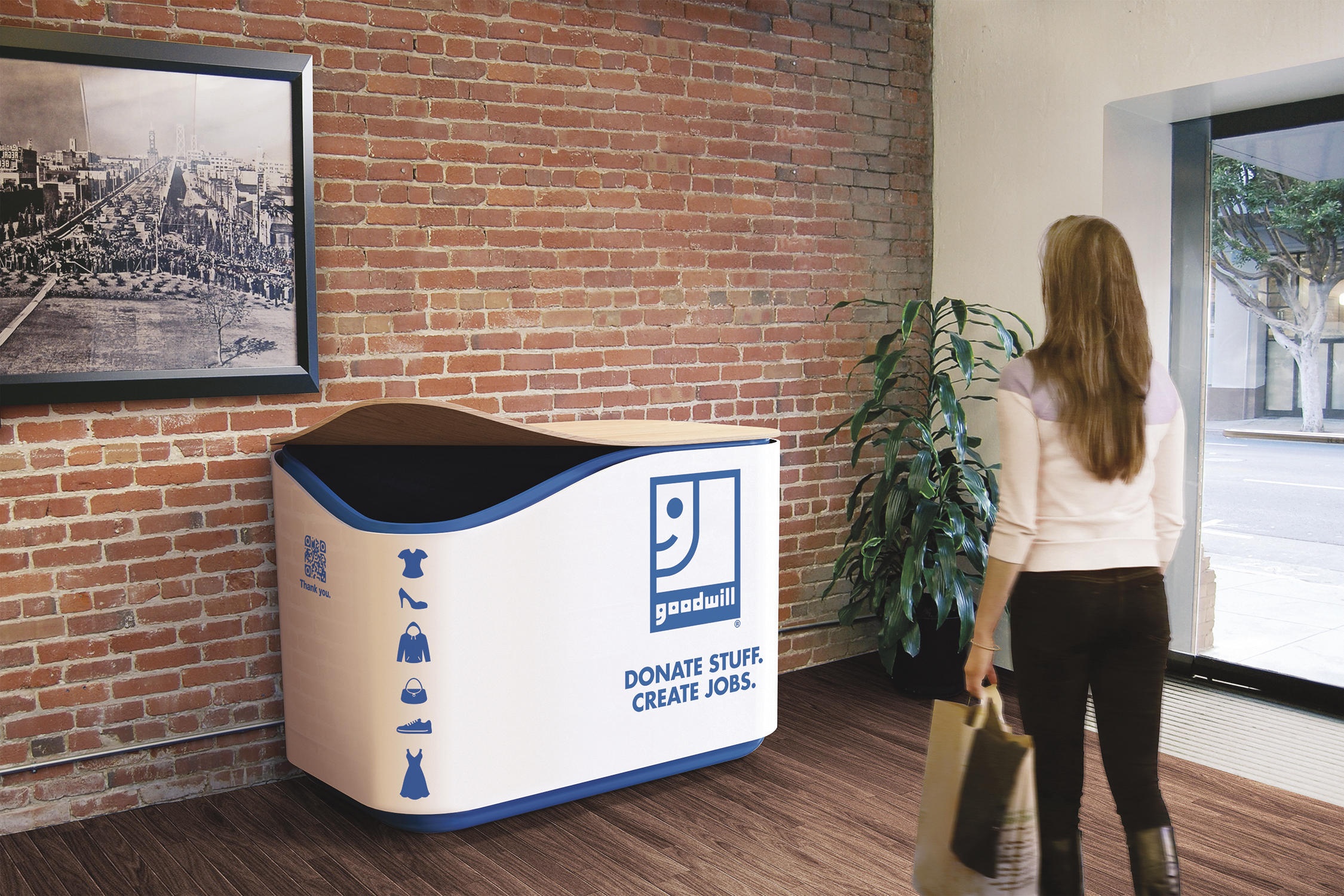 Goodwill in Your Lobby? Giving Made Easy for City Dwellers
