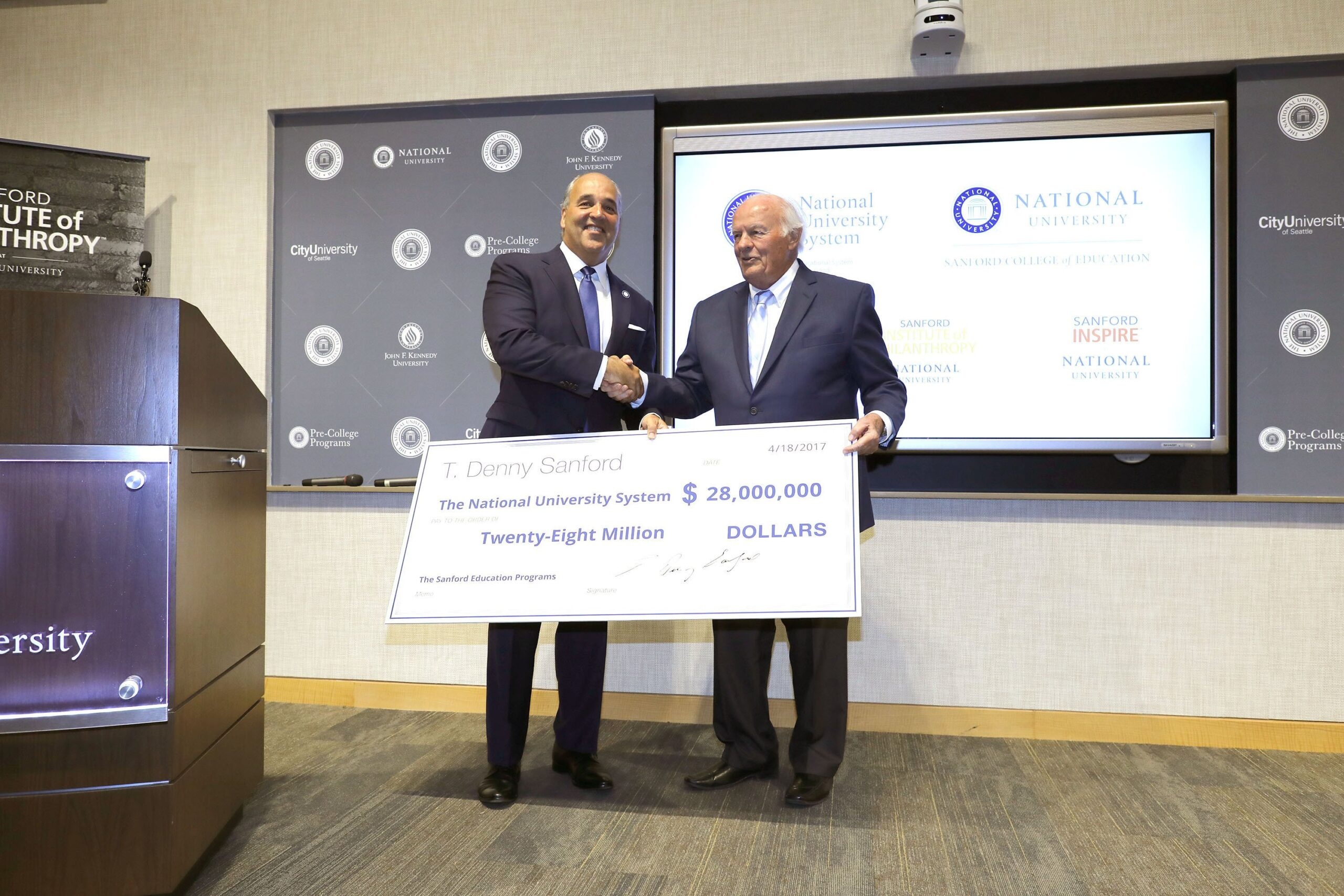 Gifts Roundup: T. Denny Sanford Gives $28 Million to Advance Fundraising and Education