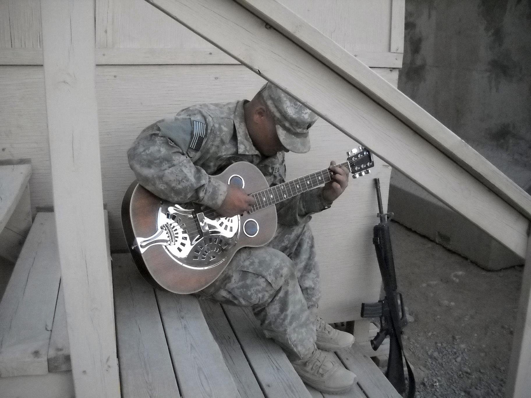 Donated Guitars Provide Musical Tonic for the Troops