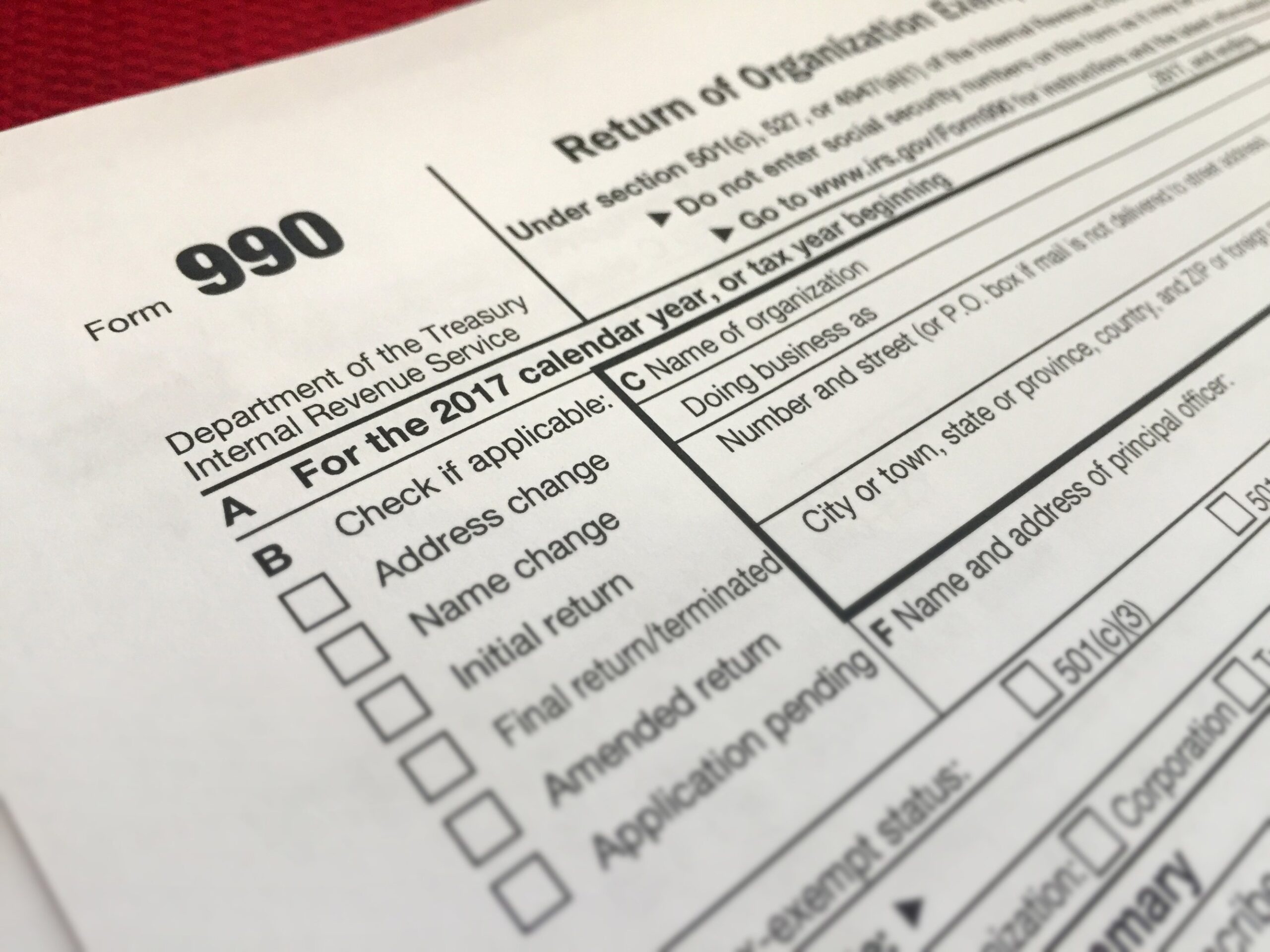 House Bill Would Require Charities to File Tax Forms Electronically