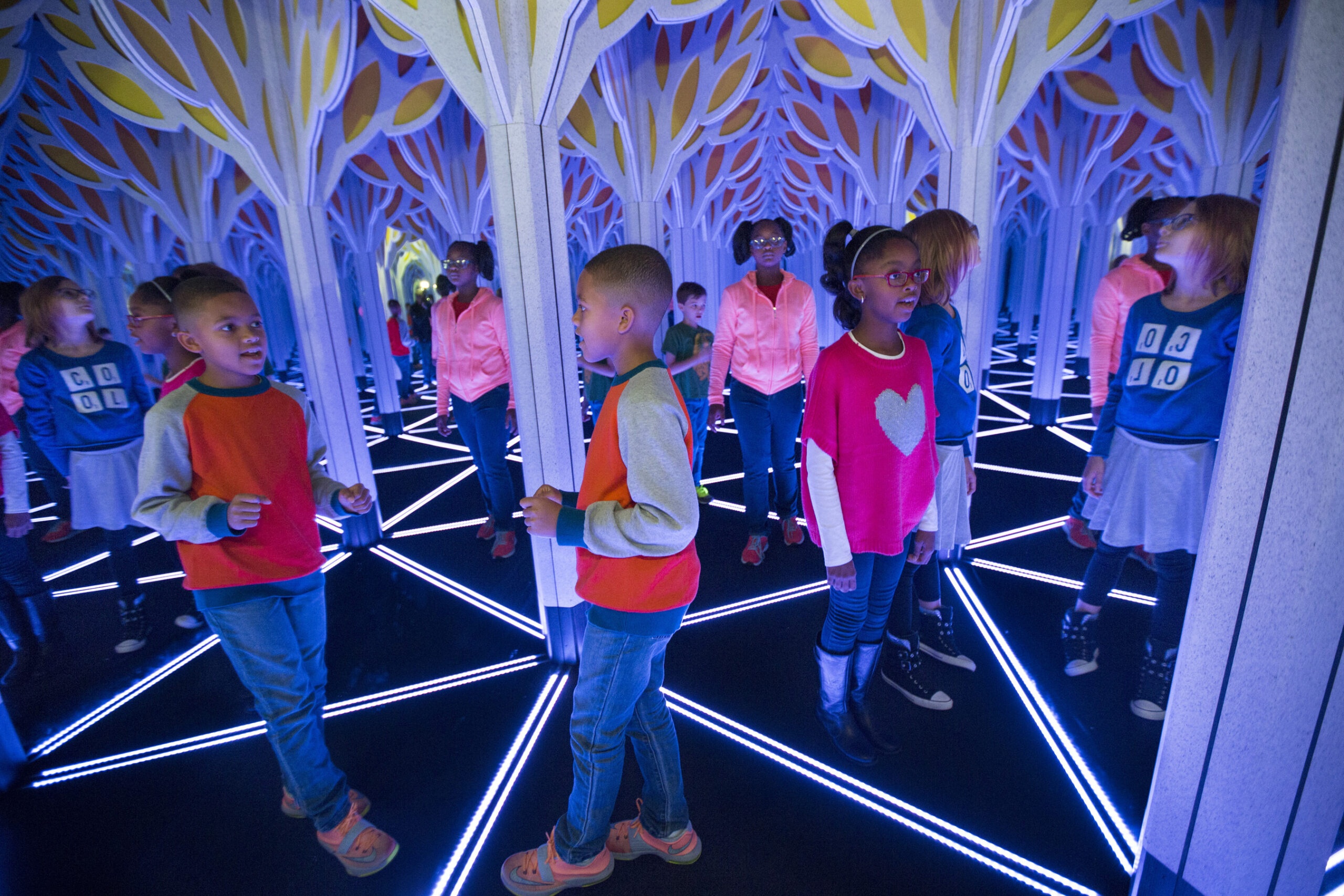 Chicago Museum Uses a Mirror Maze to Make Math Fun for Children