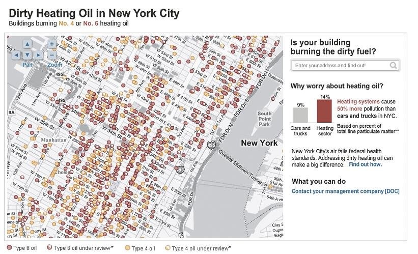 Interactive Map Helps Charity Show New Yorkers the Impact of Burning ‘Dirty’ Heating Oil