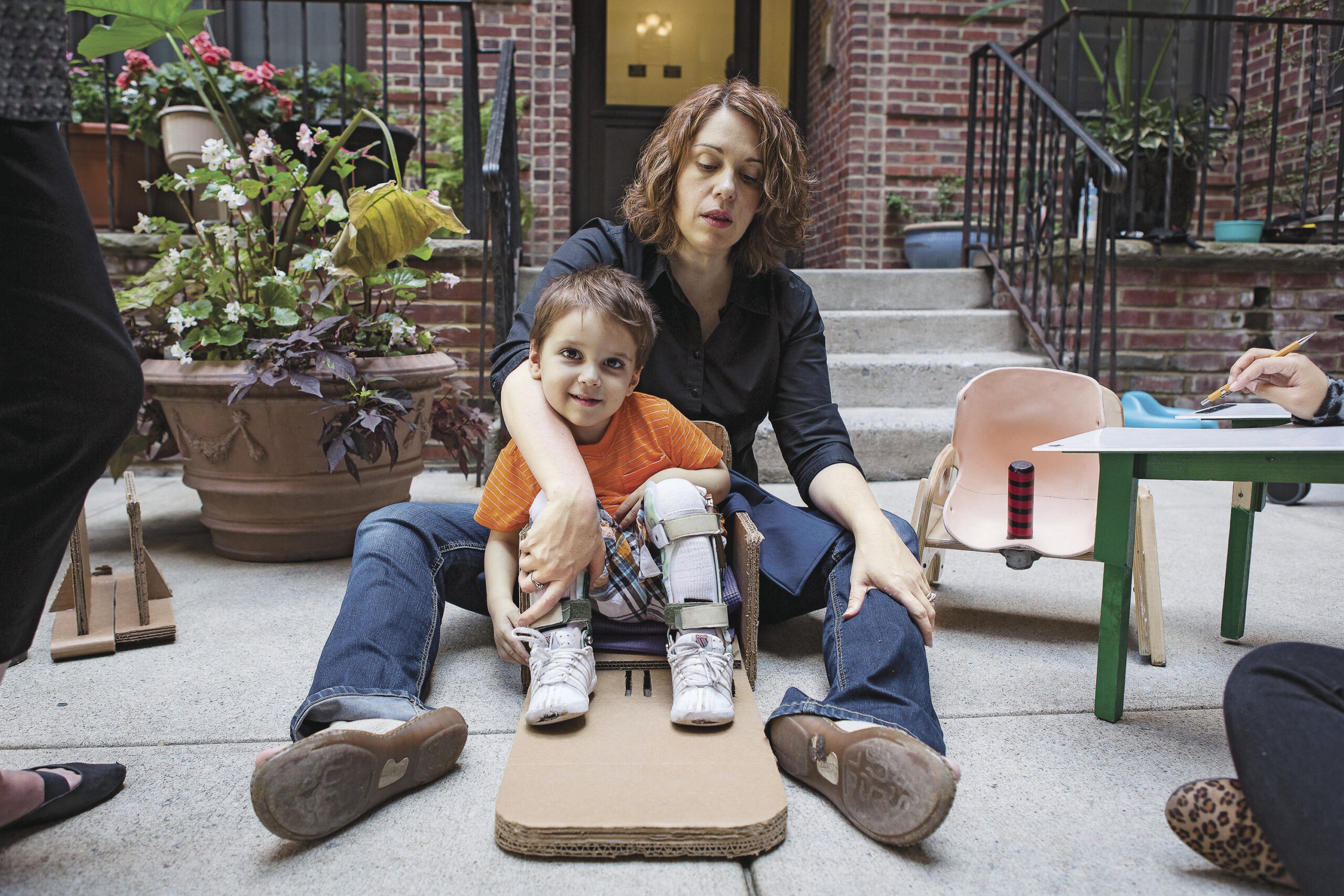 Using Cardboard and Ingenuity to Help Kids in Need