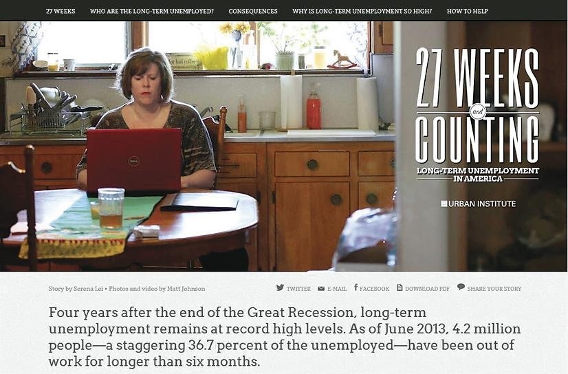 Nonprofit Site Makes Vivid Long-Term Impact of Joblessness