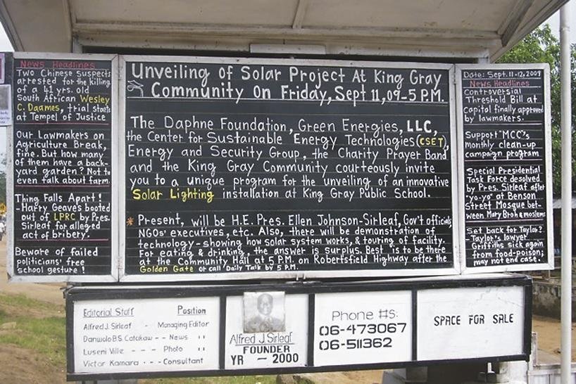 Foundation-Financed Office in Liberia Seeks to Build and Guide Philanthropic Efforts