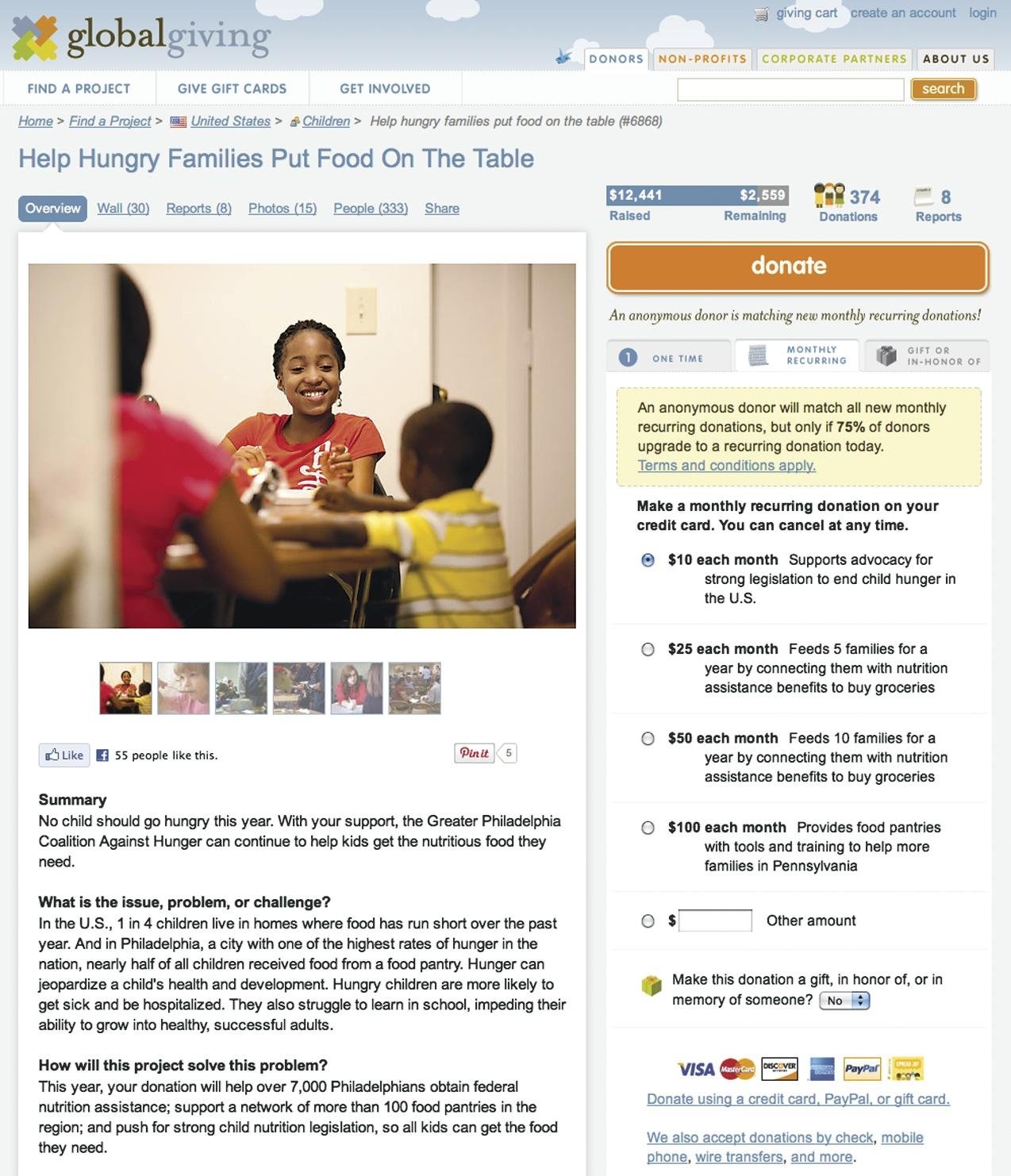 Peer Pressure Makes Donors Give More Than Planned