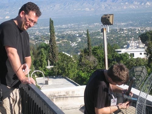 Creating Communications Networks for Relief Groups in Haiti