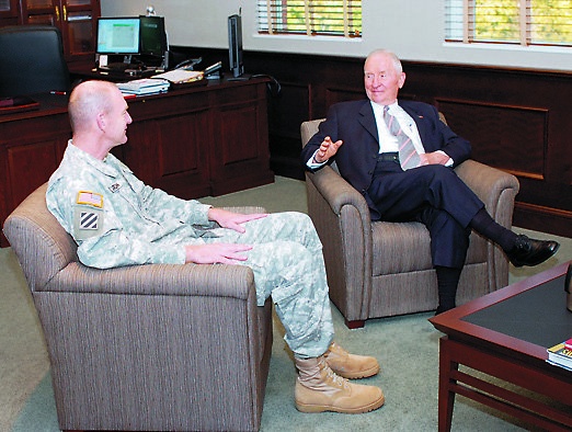 Persistence Pays Off for Military College With a $6-Million Gift From Ross Perot