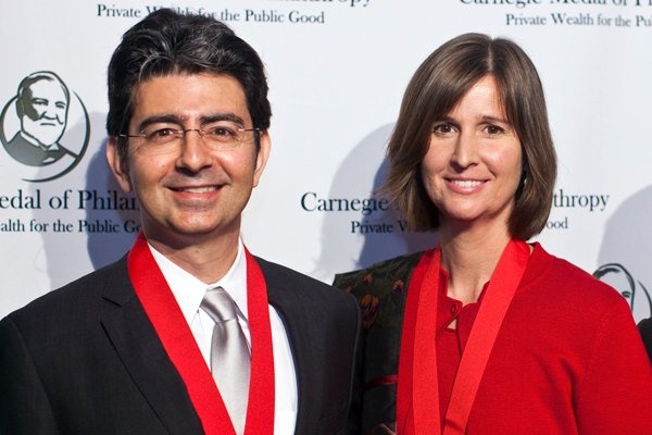 No. 7: Pierre and Pam Omidyar