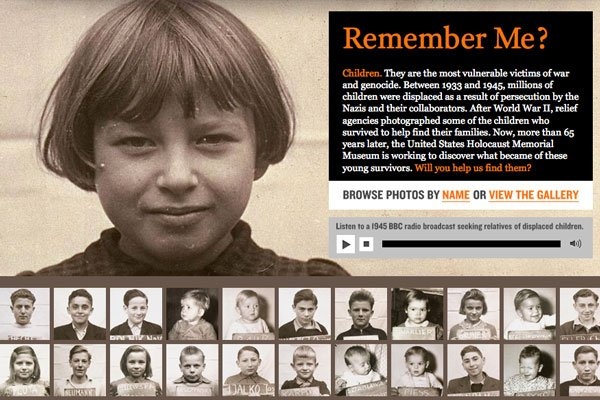 Web Project Helps Museum Find Aging Holocaust Survivors
