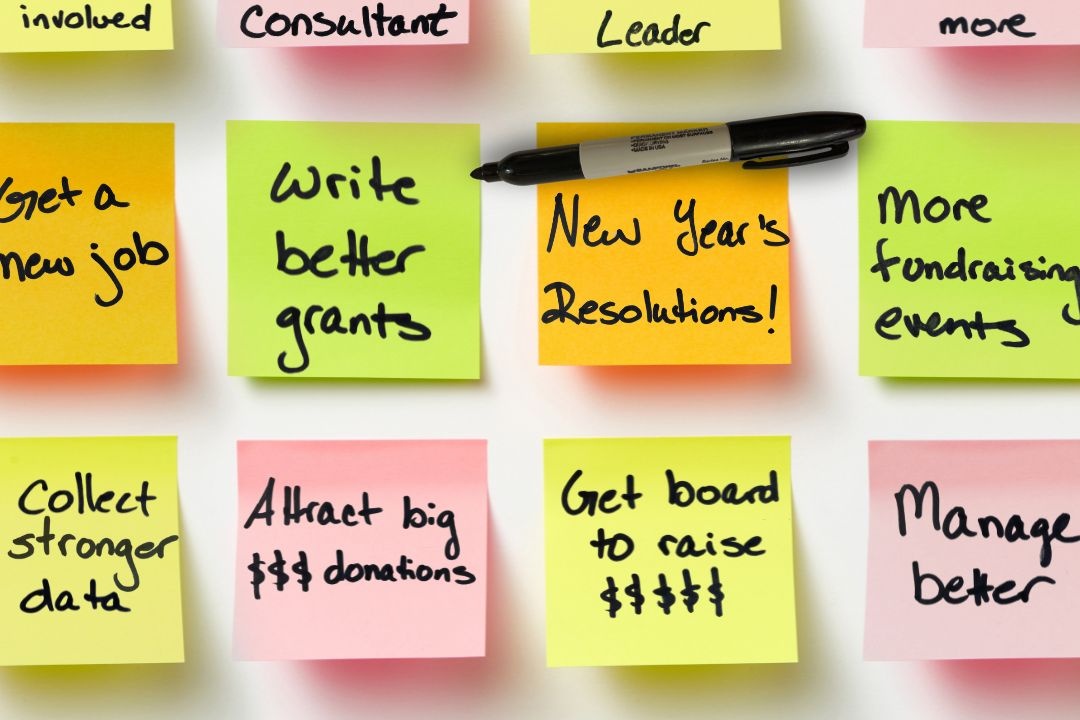 New Year’s Resolutions for Nonprofits — and Tips to Make Them Work